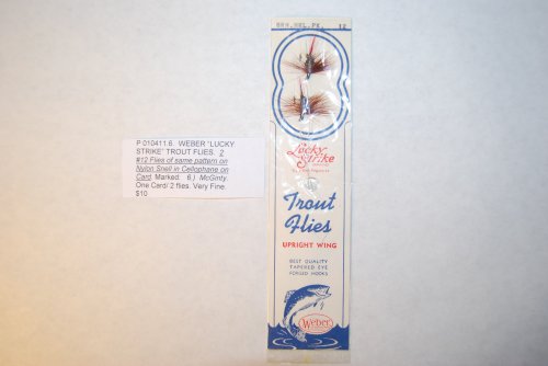 WEBER LUCKY STRIKE TROUT FLIES. McGinty.